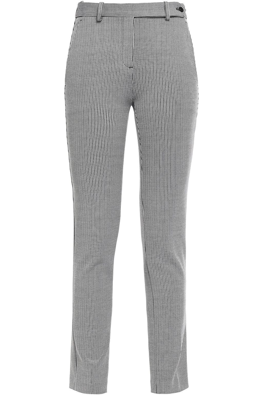 striped stretch pants