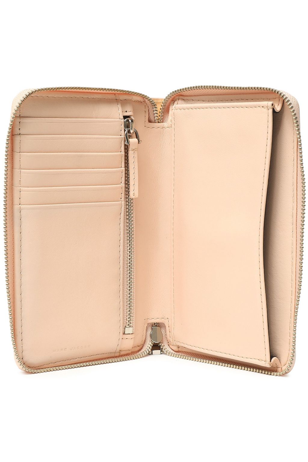 MARC JACOBS Embossed patent-leather wallet