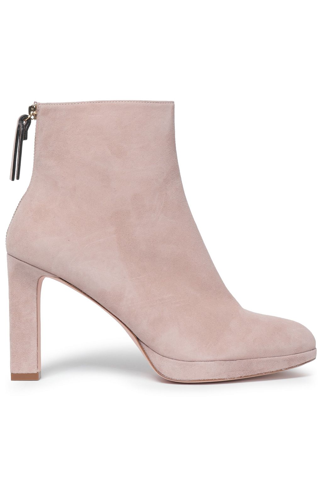 blush suede boots