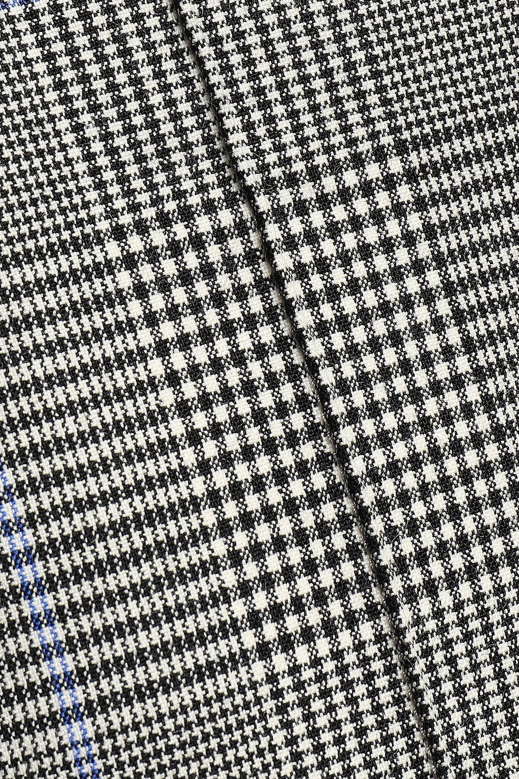 THEORY Cardinal cropped checked wool-blend straight-leg pants