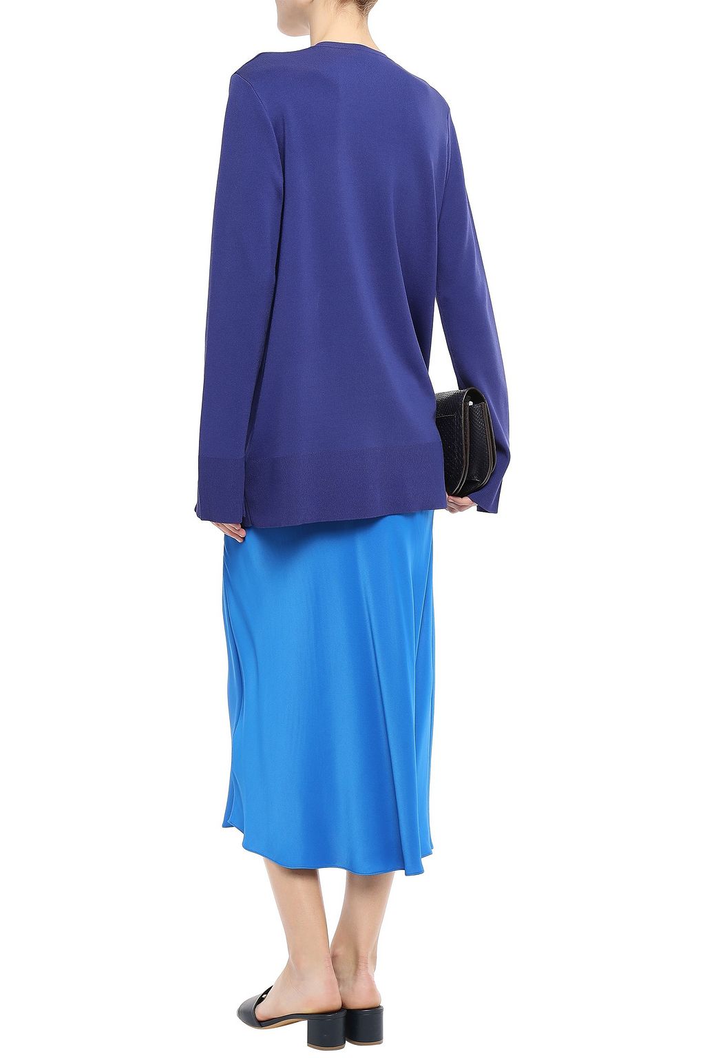 THEORY Stretch ribbed-knit top