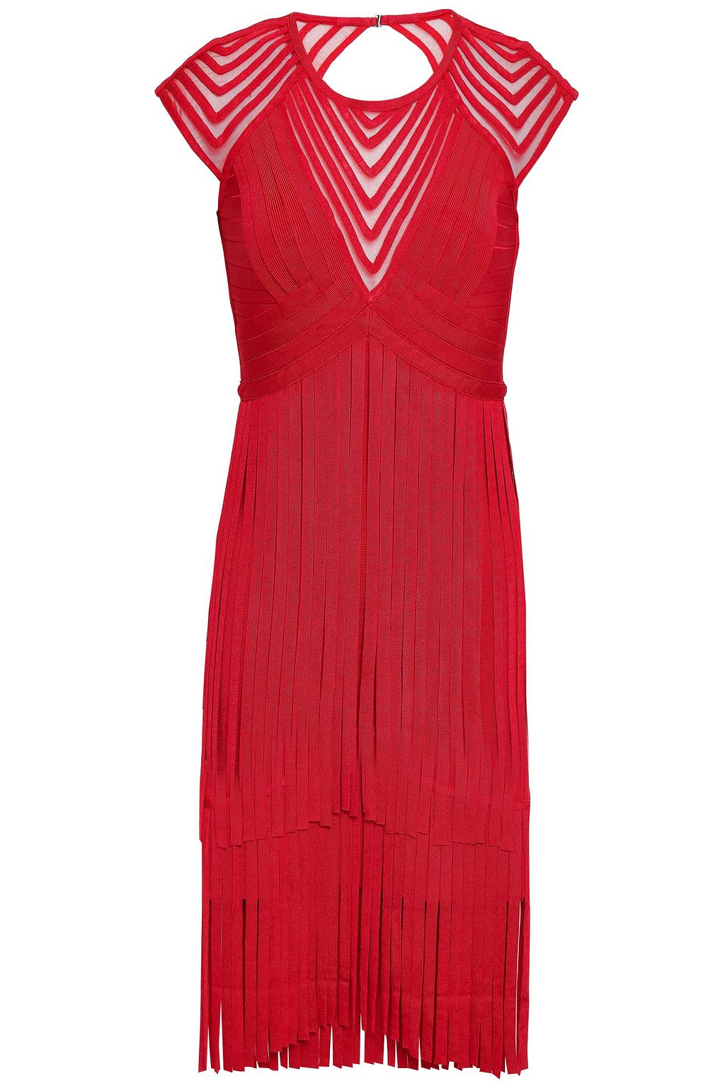 fringe designer dress