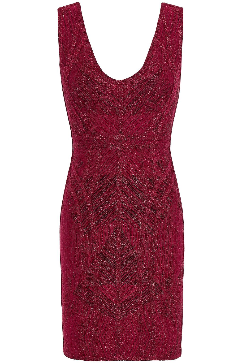 herve leger metallic bandage dress