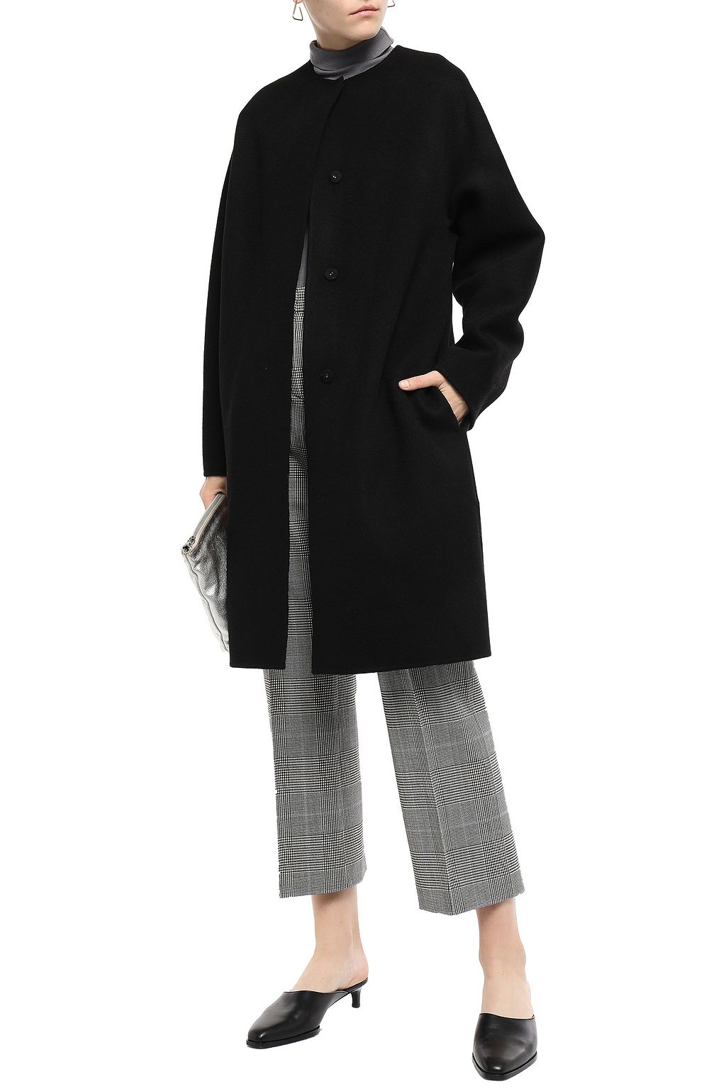 THEORY Wool and cashmere-blend coat
