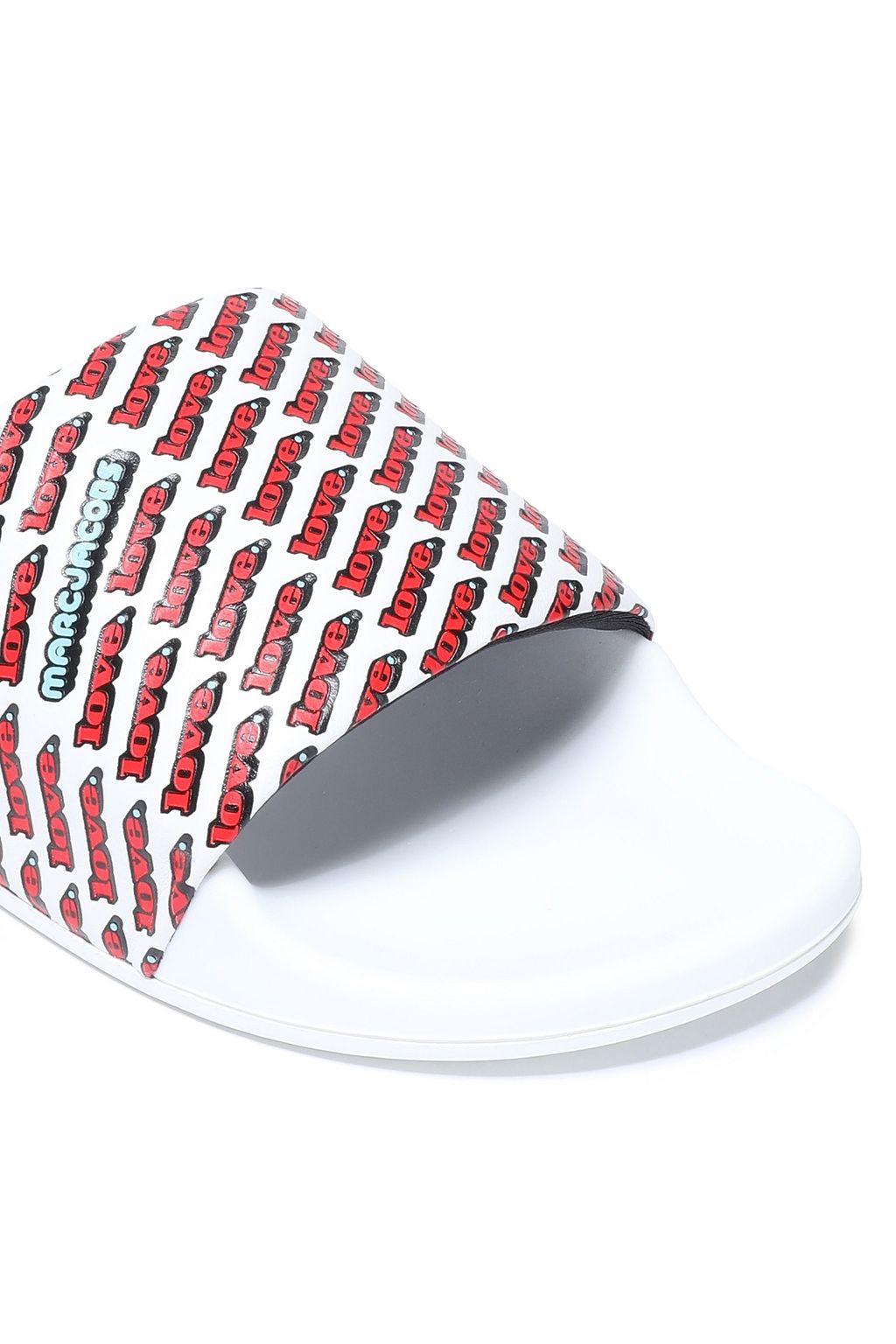 MARC JACOBS Printed leather slides