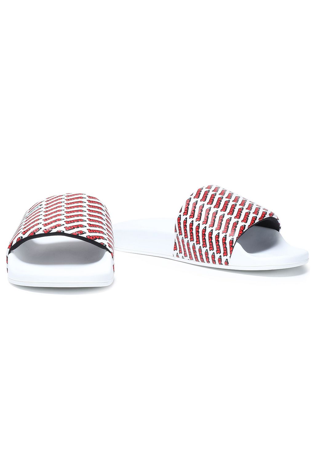 MARC JACOBS Printed leather slides