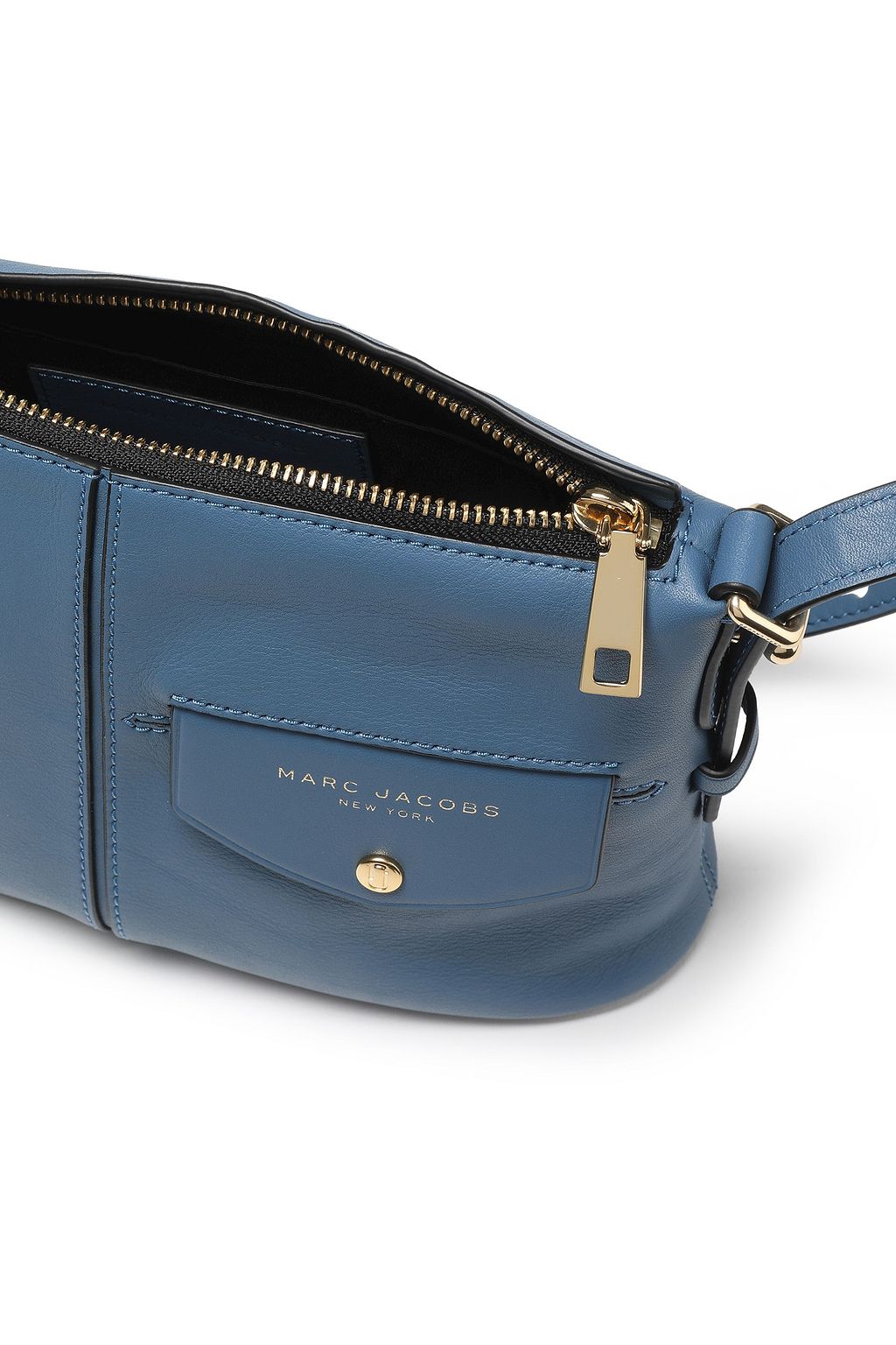 MARC JACOBS Printed textured-leather shoulder bag