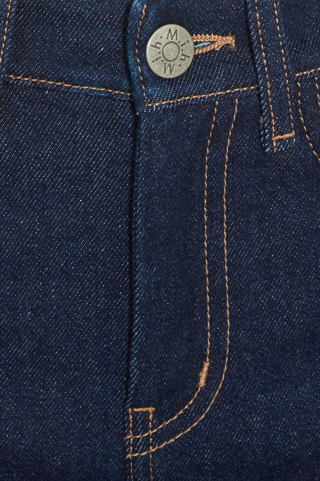 M.I.H JEANS Frayed mid-rise kick-flare jeans