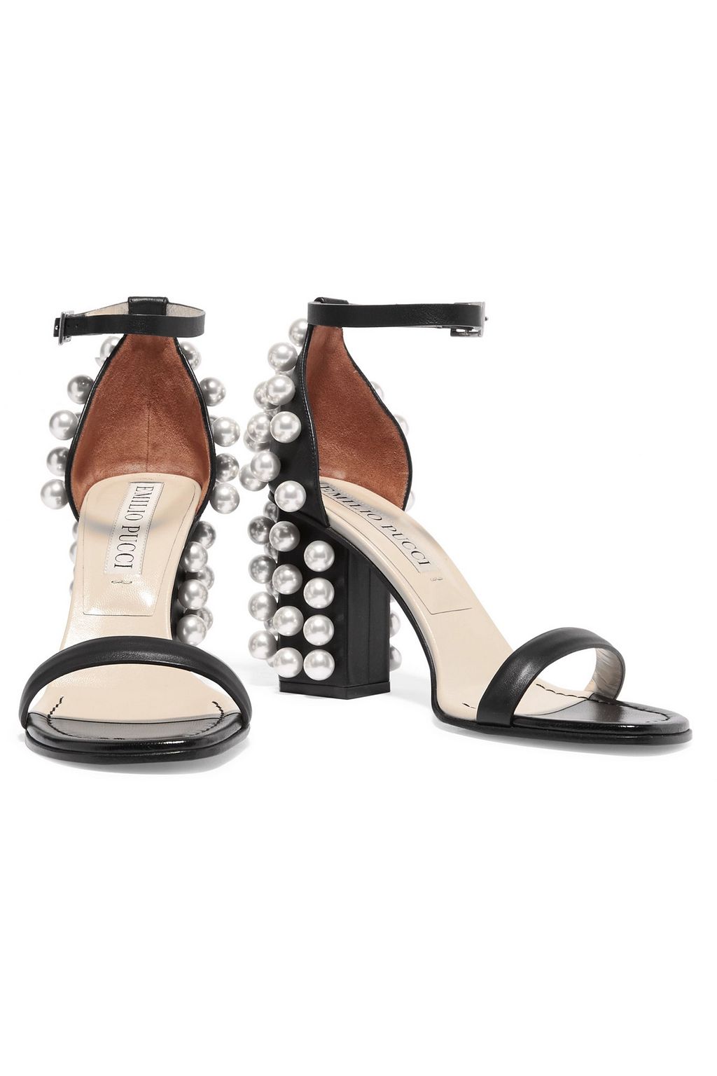 emilio pucci pearl sandals