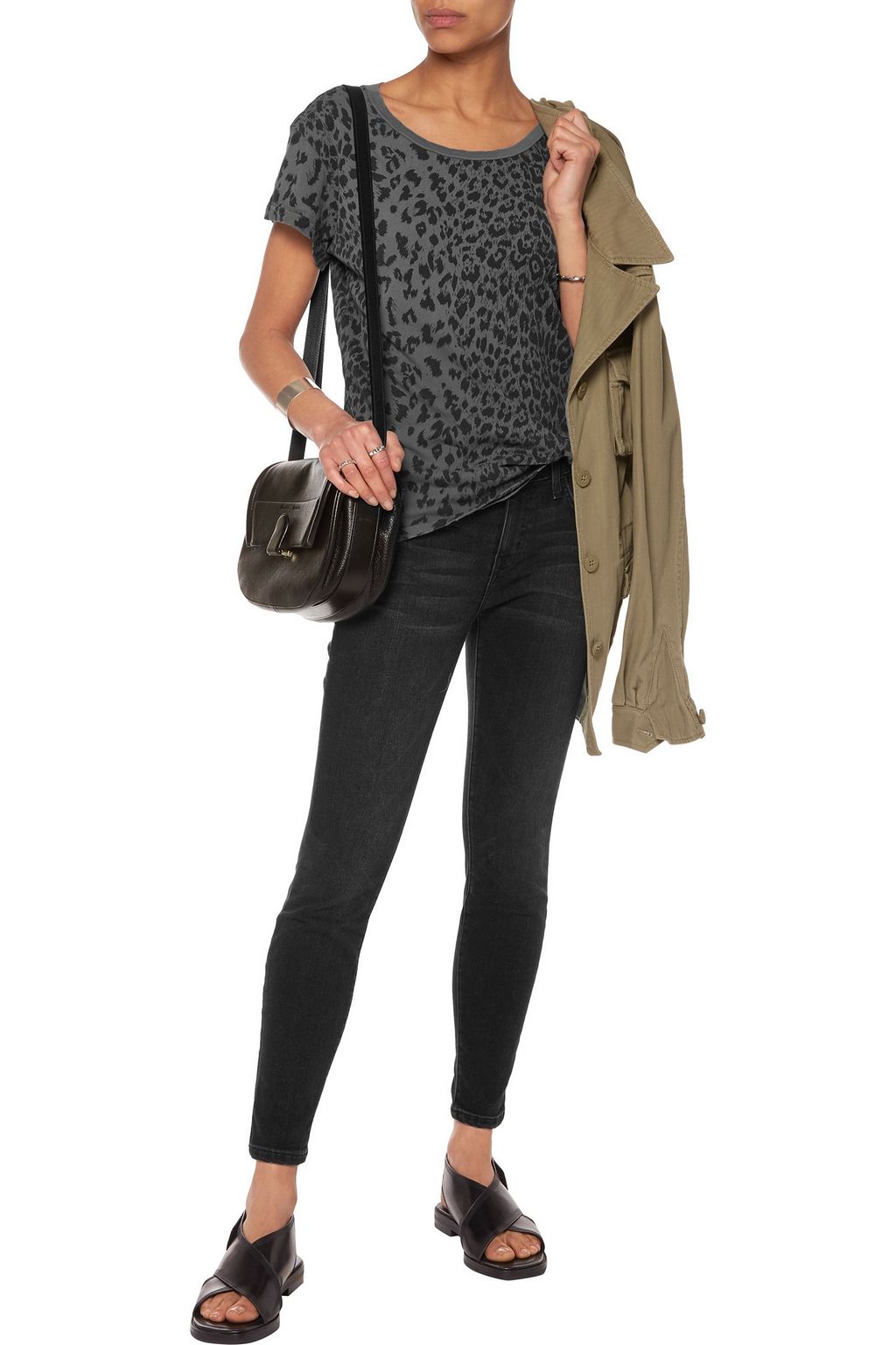 CURRENT/ELLIOTT The Stiletto mid-rise skinny jeans