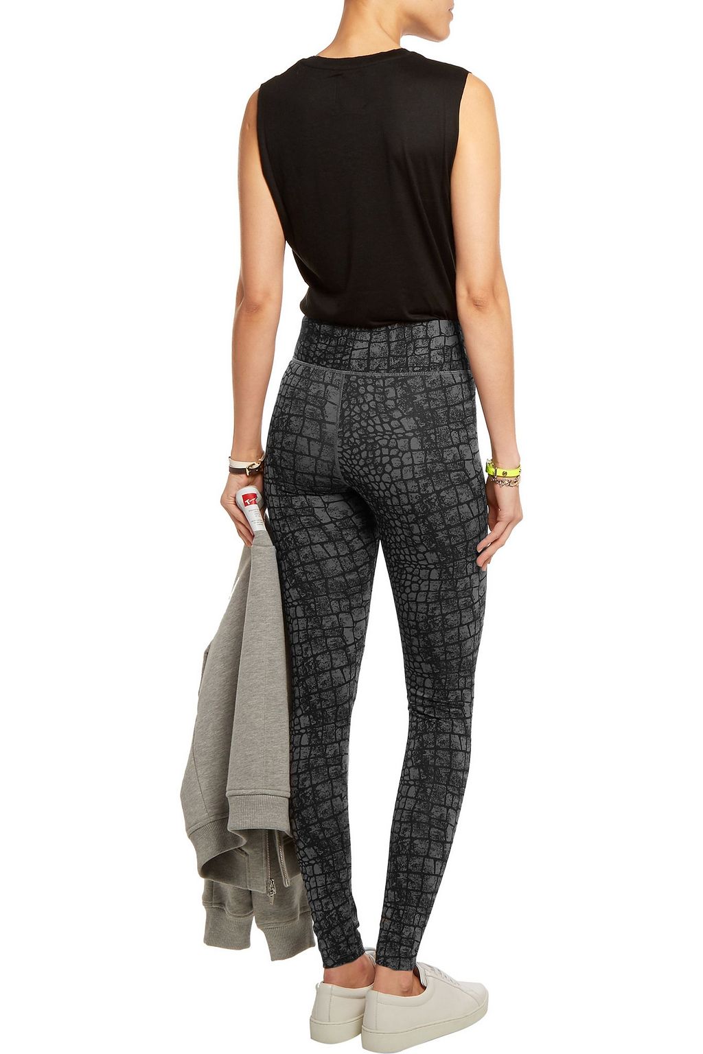YUMMIE BY HEATHER THOMSON Hannah stretch-cotton jersey leggings