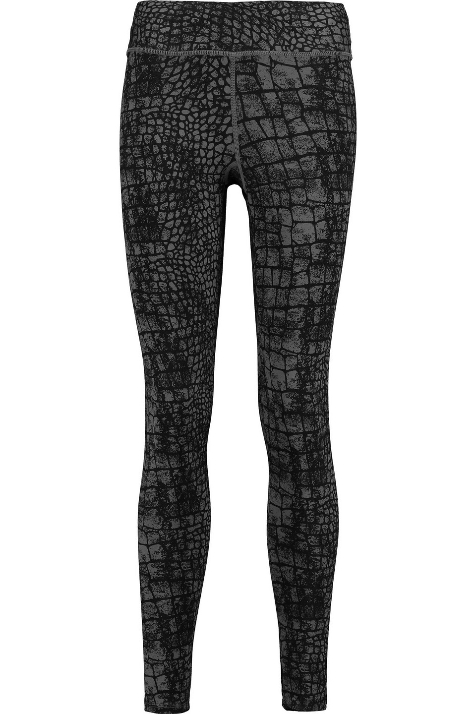 Hannah printed cotton-blend jersey leggings