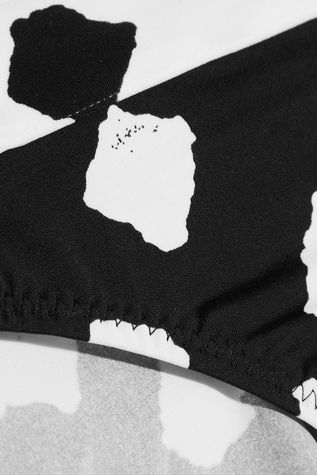 NORMA KAMALI Eric printed low-rise bikini briefs