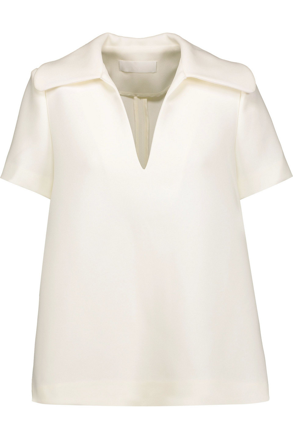 Co Crepe Top In White