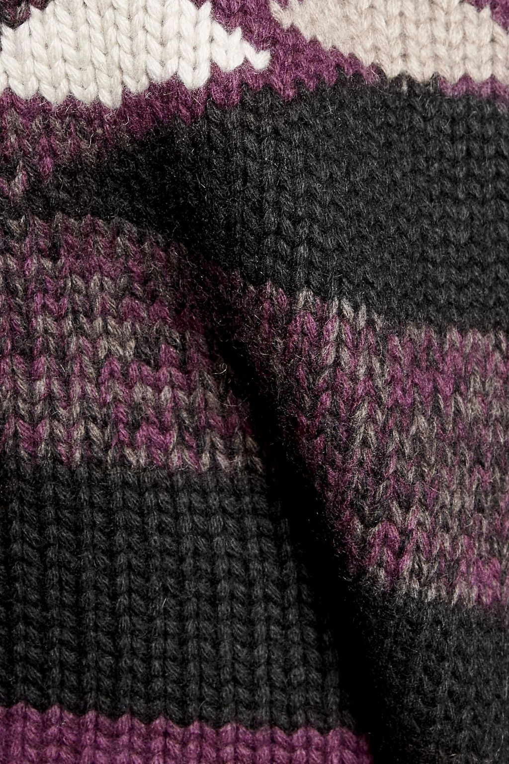 AUTUMN CASHMERE كنزة "نافاجو" بياقة عالية من نسيج محاك متعدد الألوان