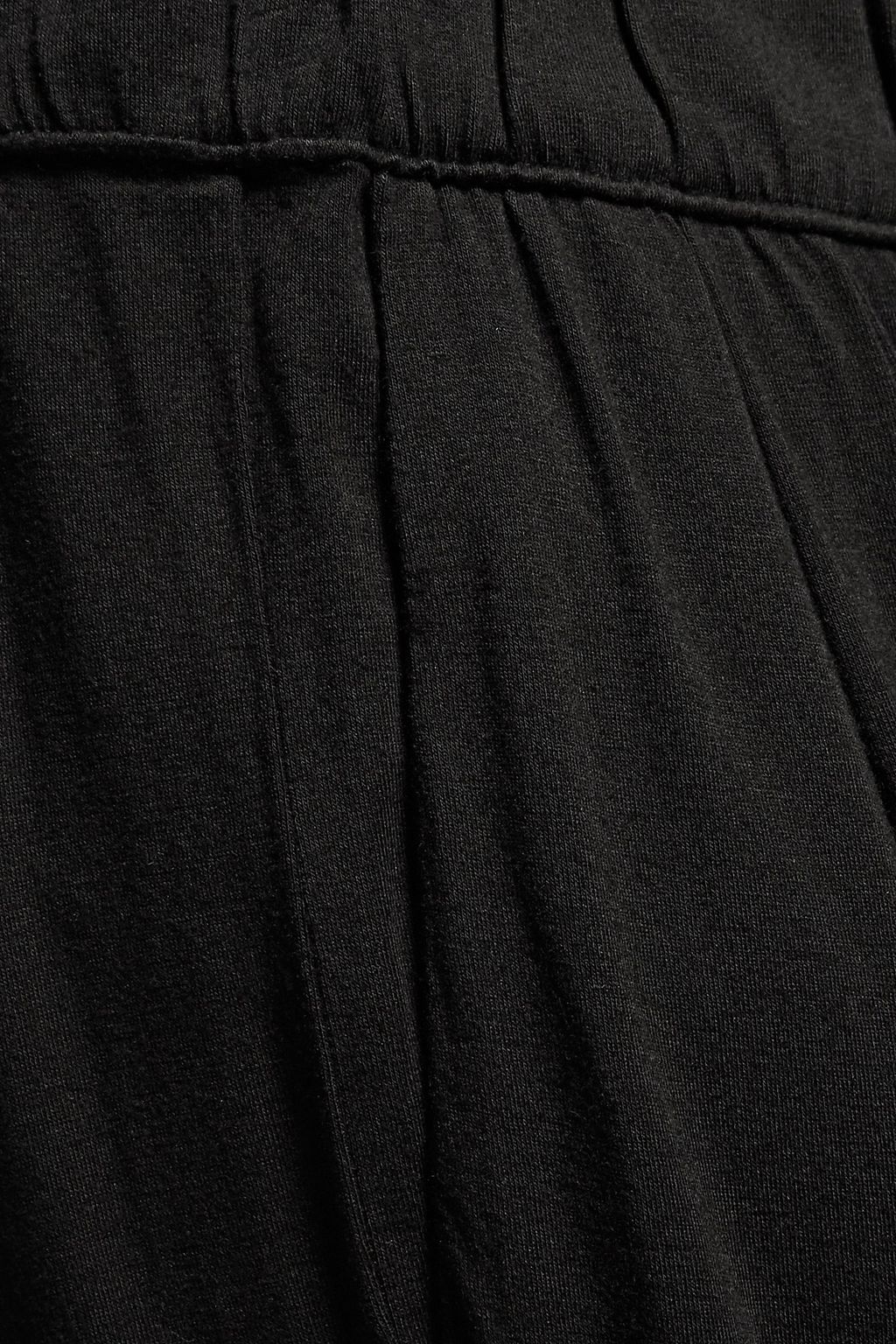 ENZA COSTA Easy pleated stretch-jersey track pants