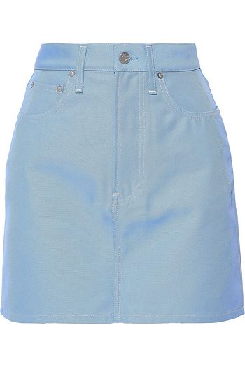 helmut lang denim skirt