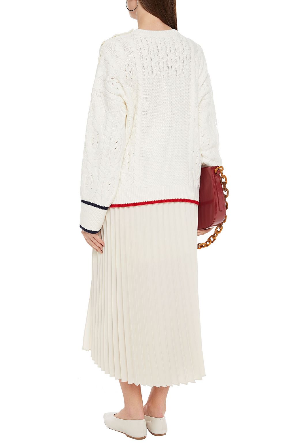 LORO PIANA Cable-knit cashmere sweater