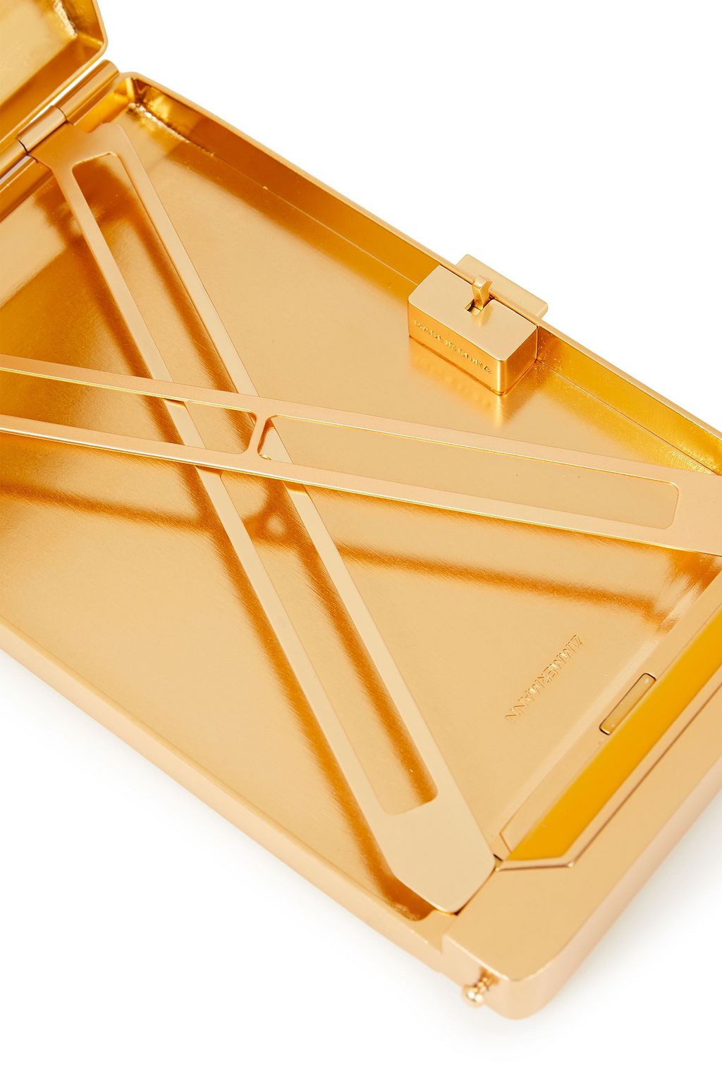 ZIMMERMANN Gold-tone enamel cigarette case