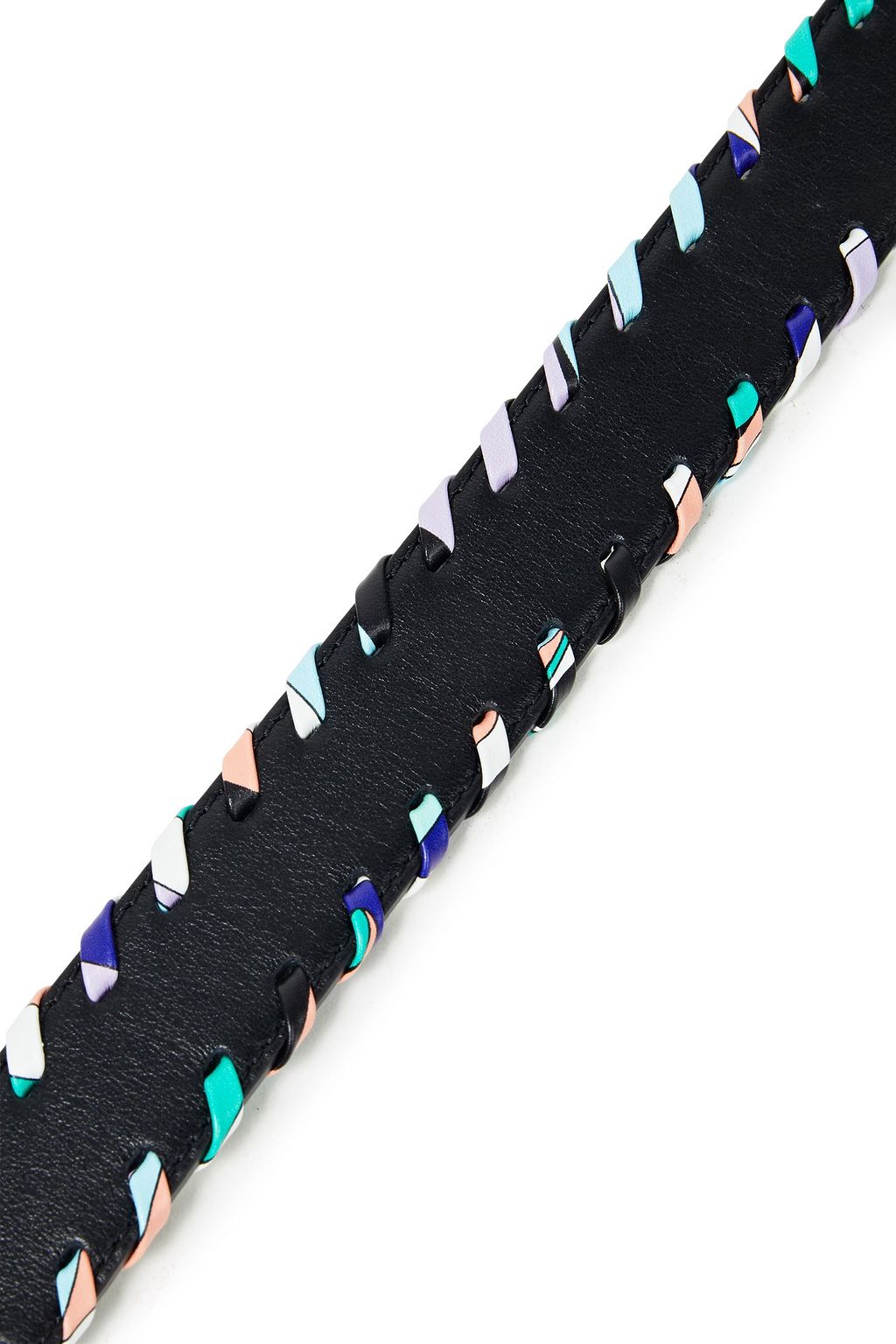 PUCCI Whipstitched leather belt