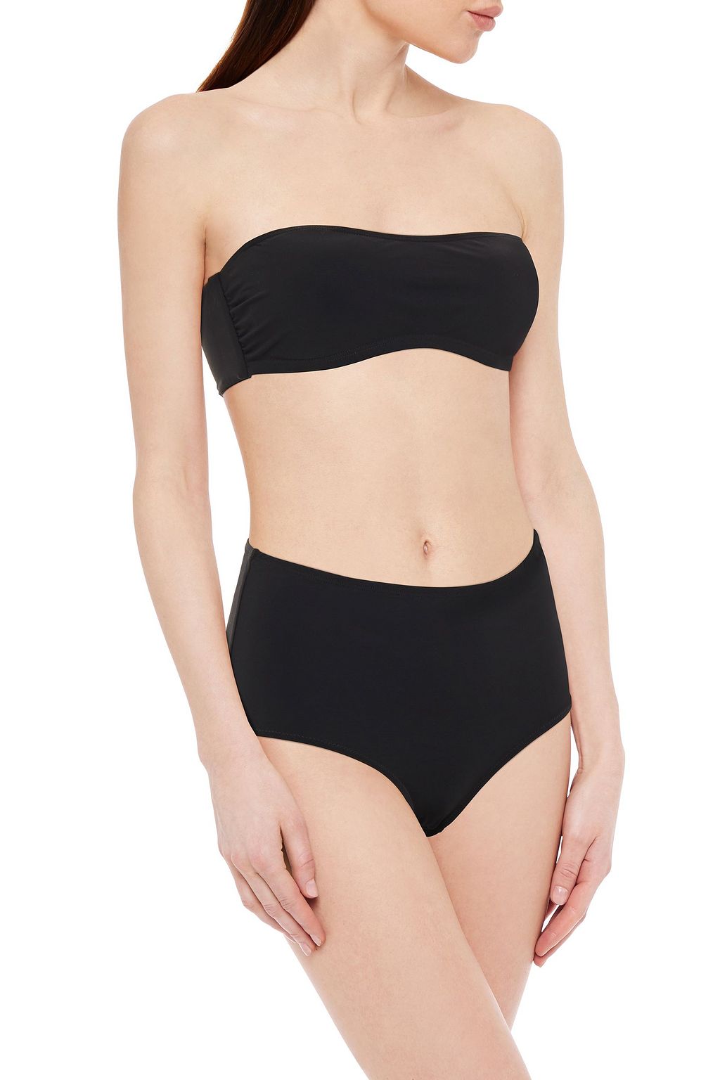 TORY BURCH Gerafftes Bandeau-Bikini-Oberteil