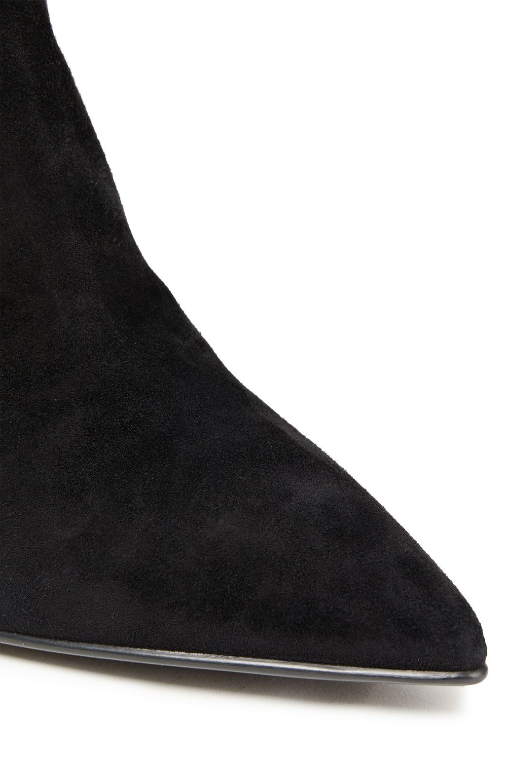 GIANVITO ROSSI Camoscio faux fur-trimmed suede boots