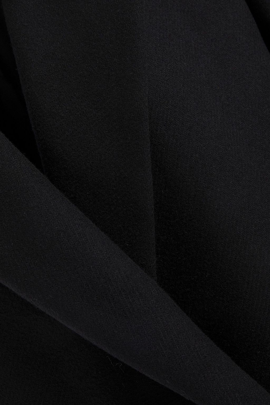 LOVE MOSCHINO Double-breasted wool-blend felt coat