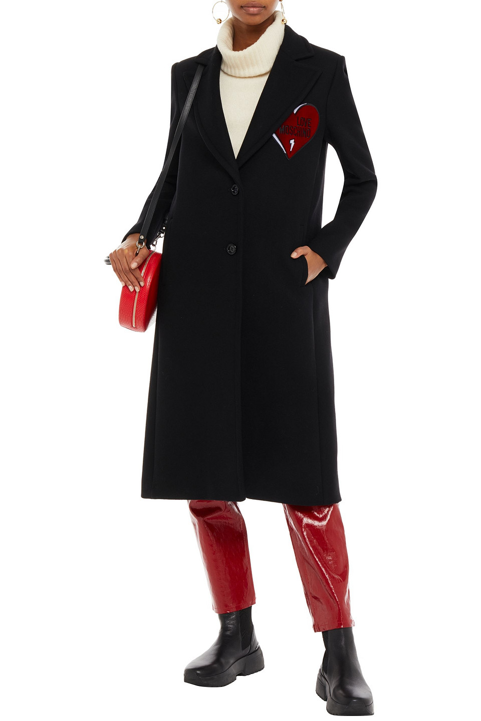 moschino wool coat