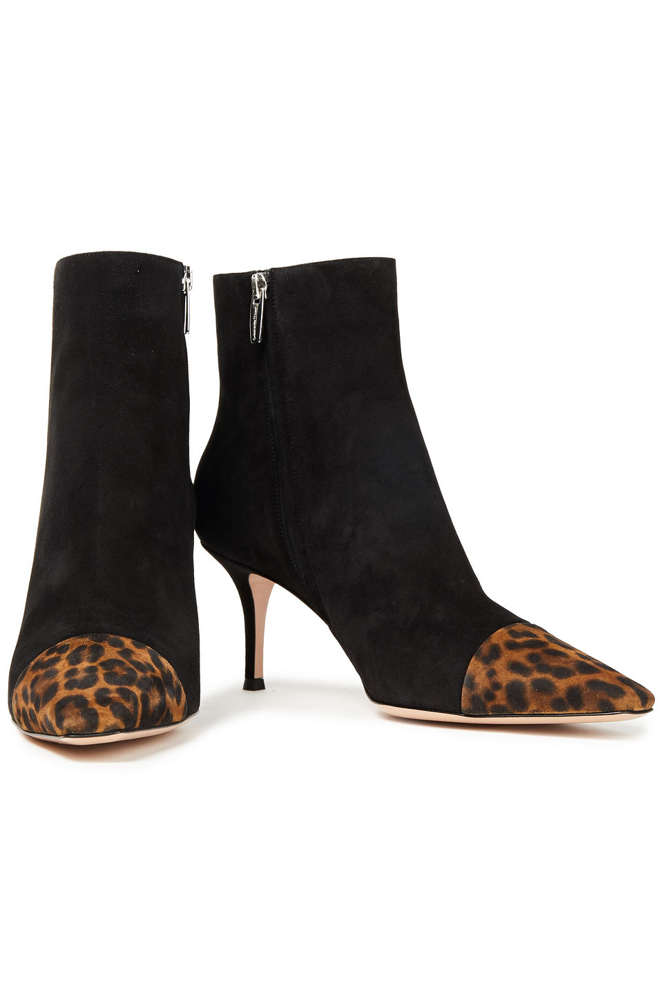 gianvito rossi leopard boots