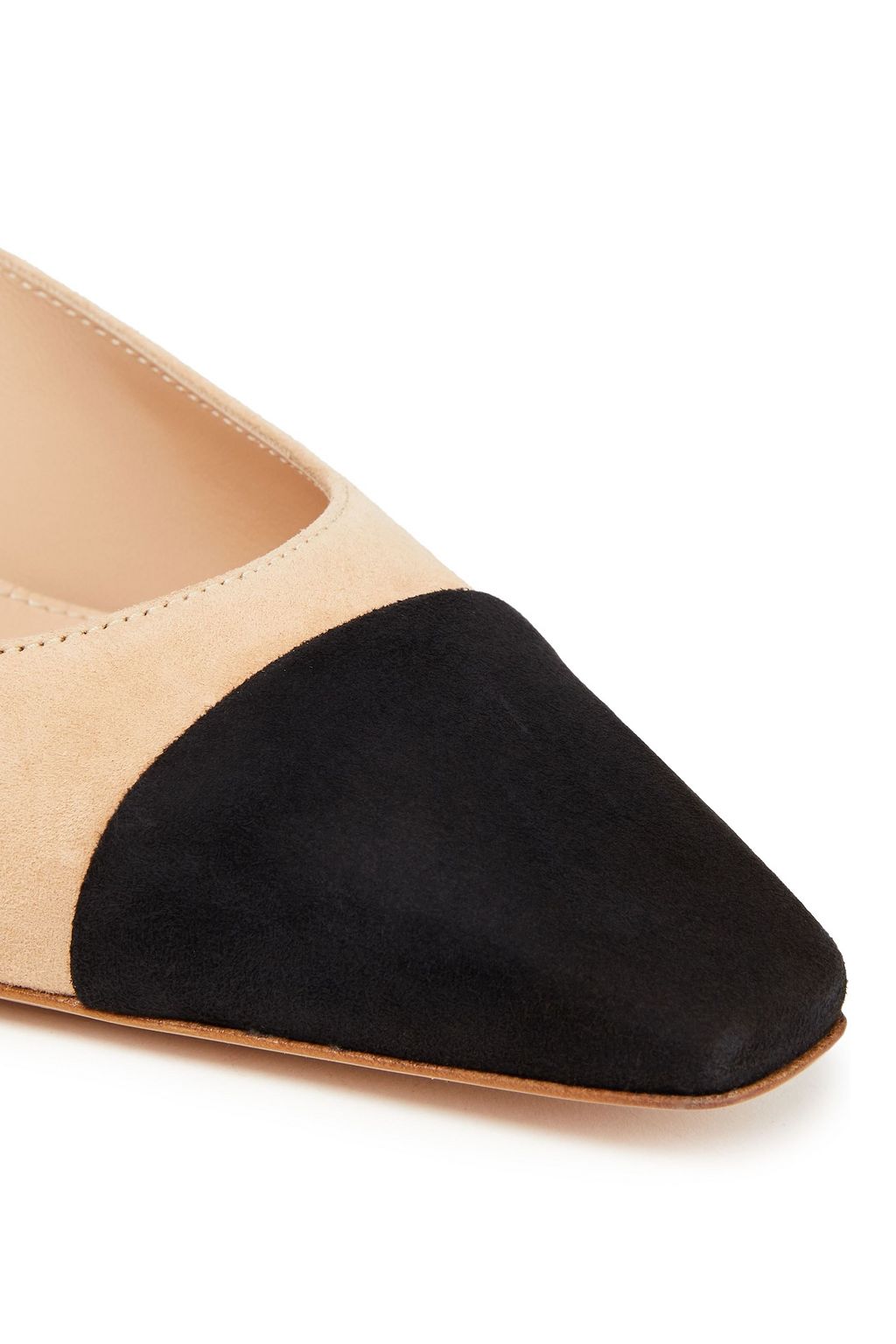 GIANVITO ROSSI Lucy two-tone suede mules