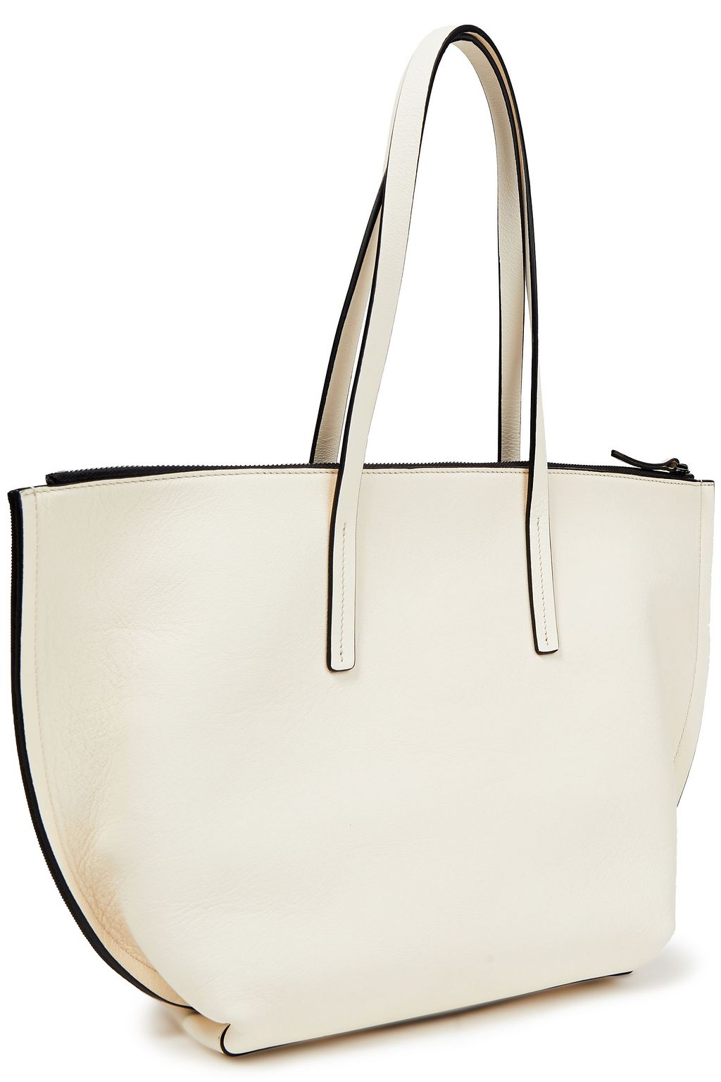 BRUNELLO CUCINELLI Bead-embellished leather tote