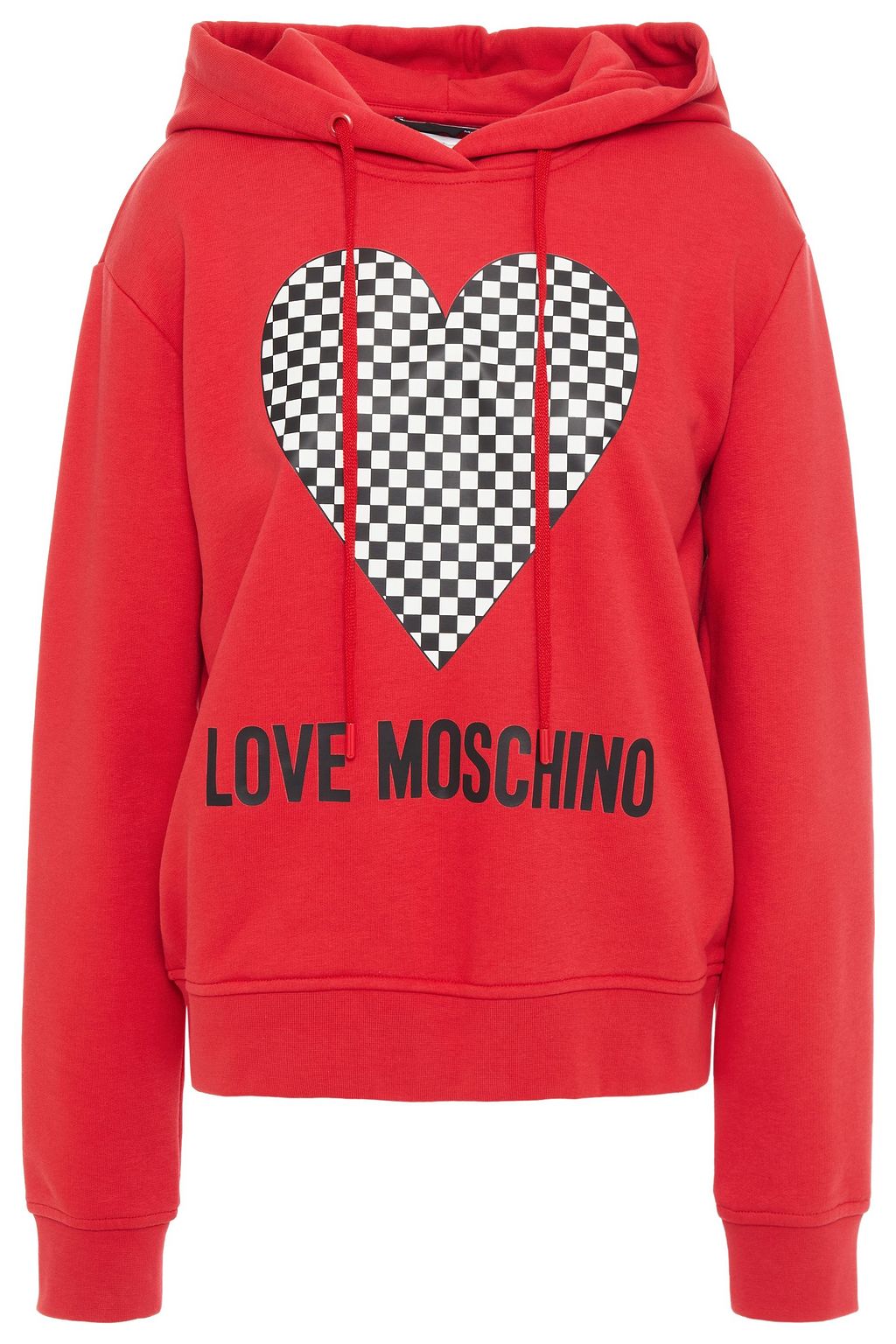 moschino red hoodie