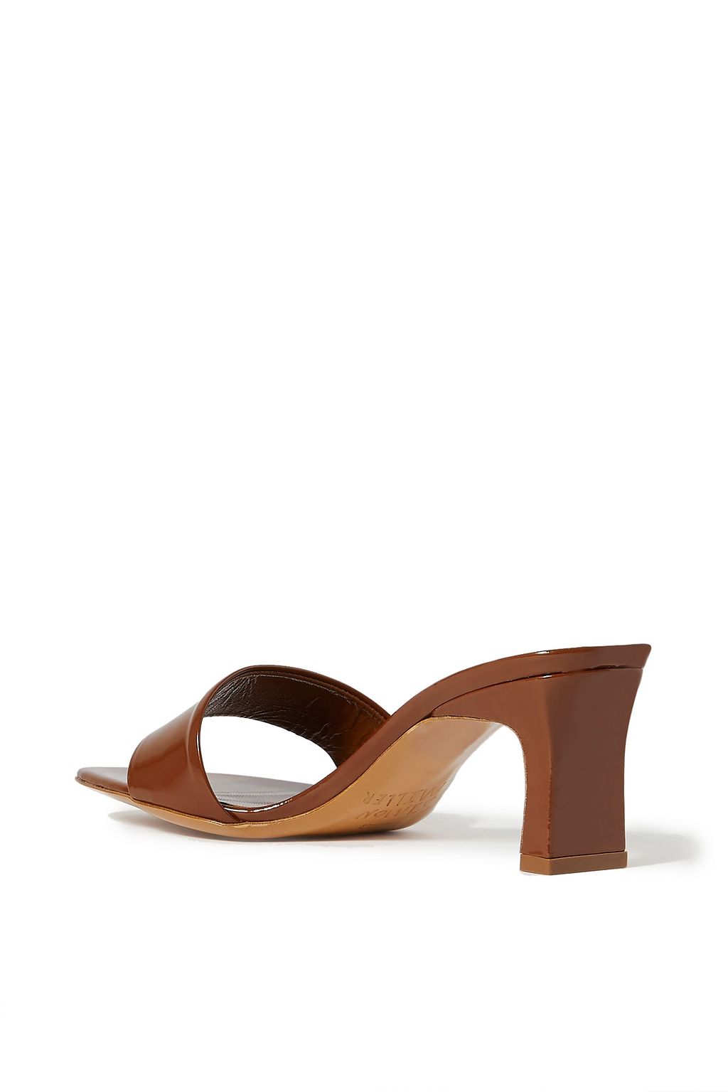 SIMON MILLER Patent-leather mules