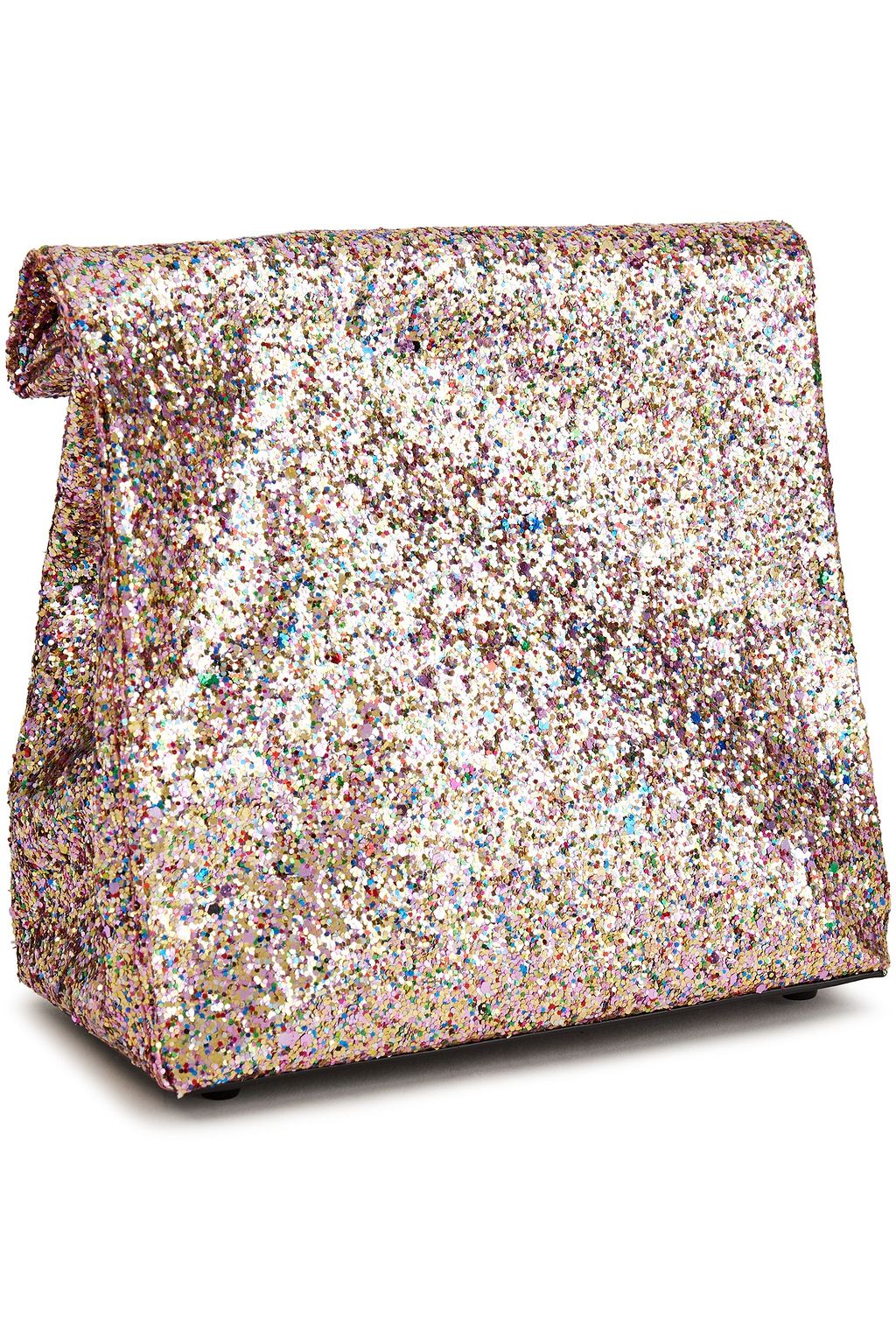 SIMON MILLER Lunchbag 20 glittered leather clutch