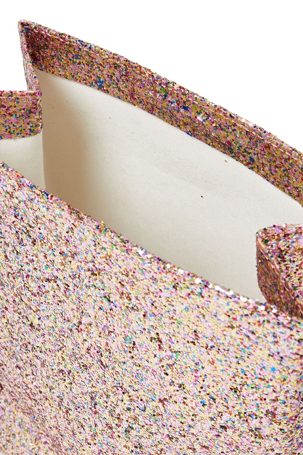 SIMON MILLER Lunchbag 20 glittered leather clutch