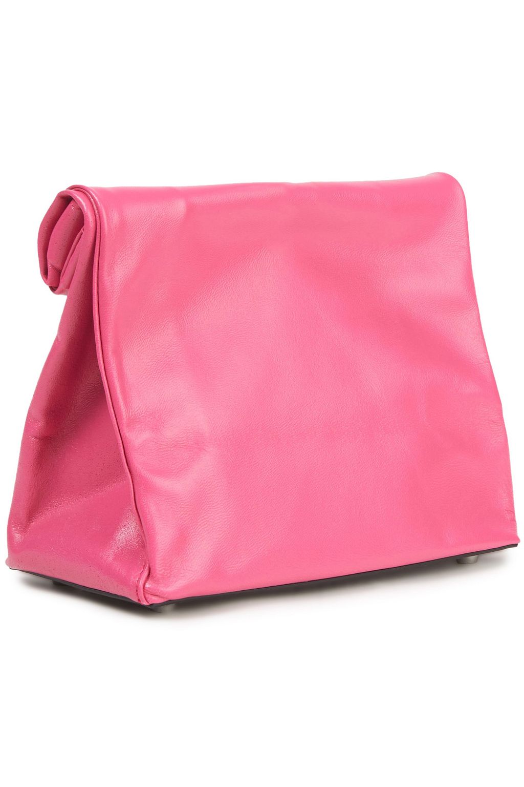 SIMON MILLER Lunchbag 30 crinkled-leather clutch