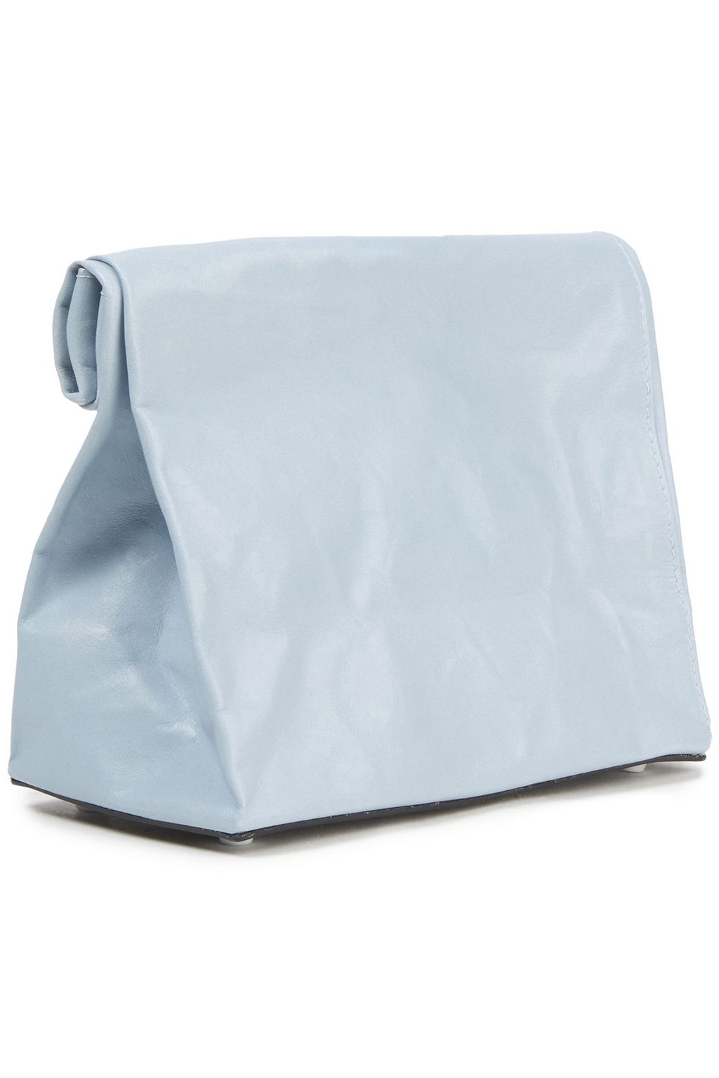SIMON MILLER Lunchbag 30 crinkled-leather clutch