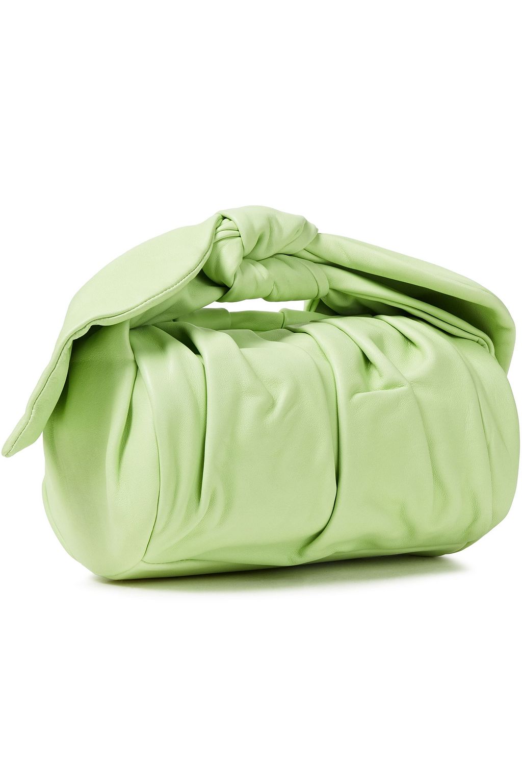 REJINA PYO Nane knotted lamé tote