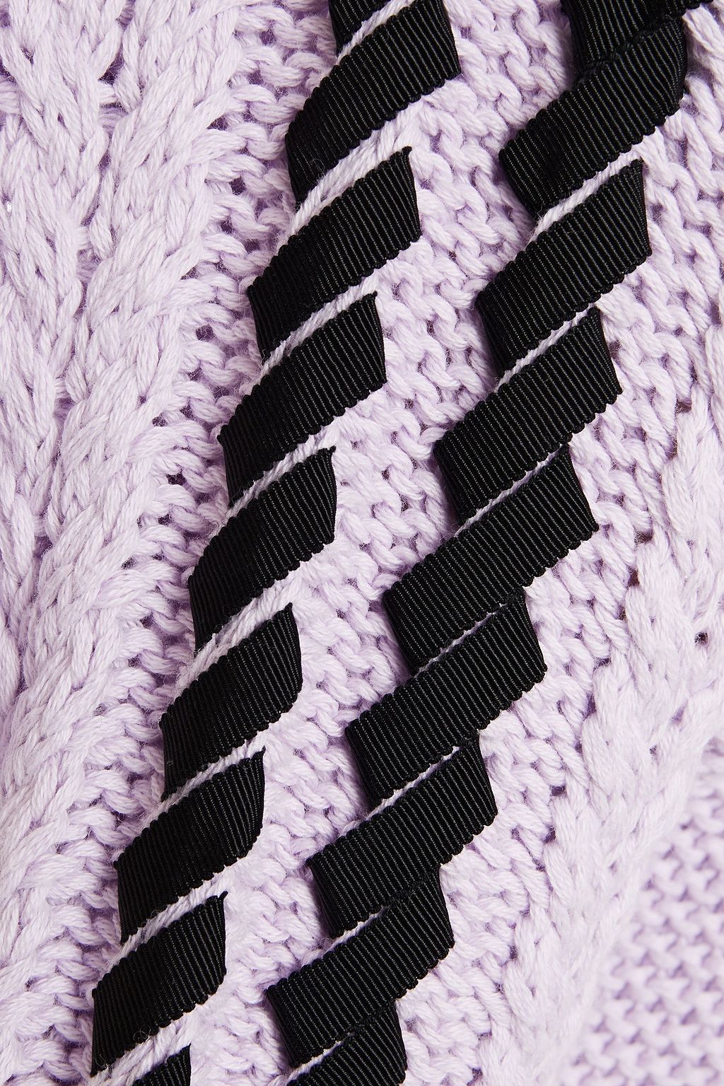 CHARLI Darcey whipstitched cotton sweater