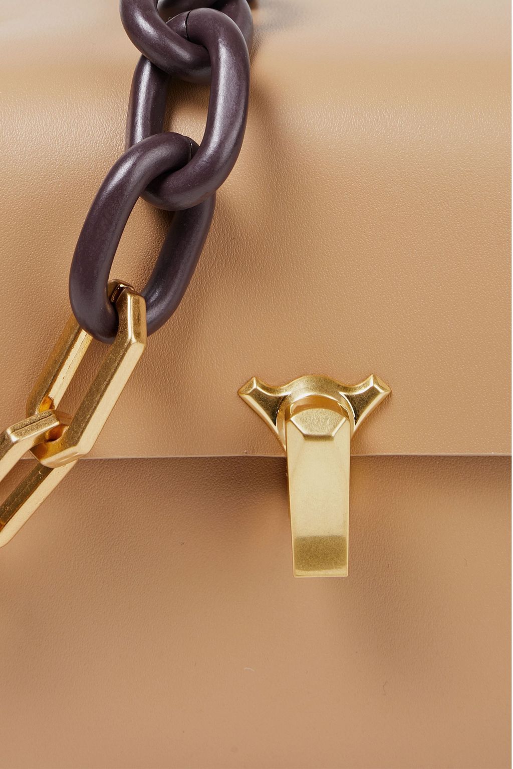 THE VOLON Po Cube leather shoulder bag