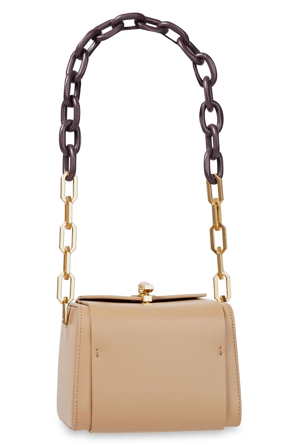 THE VOLON Po Cube leather shoulder bag