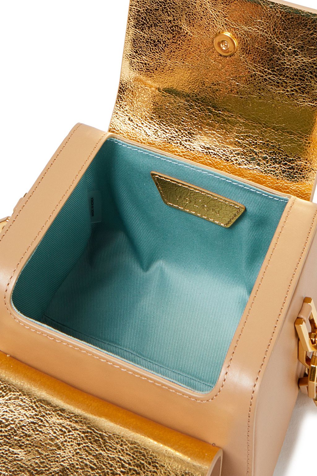 THE VOLON Po Cube leather shoulder bag
