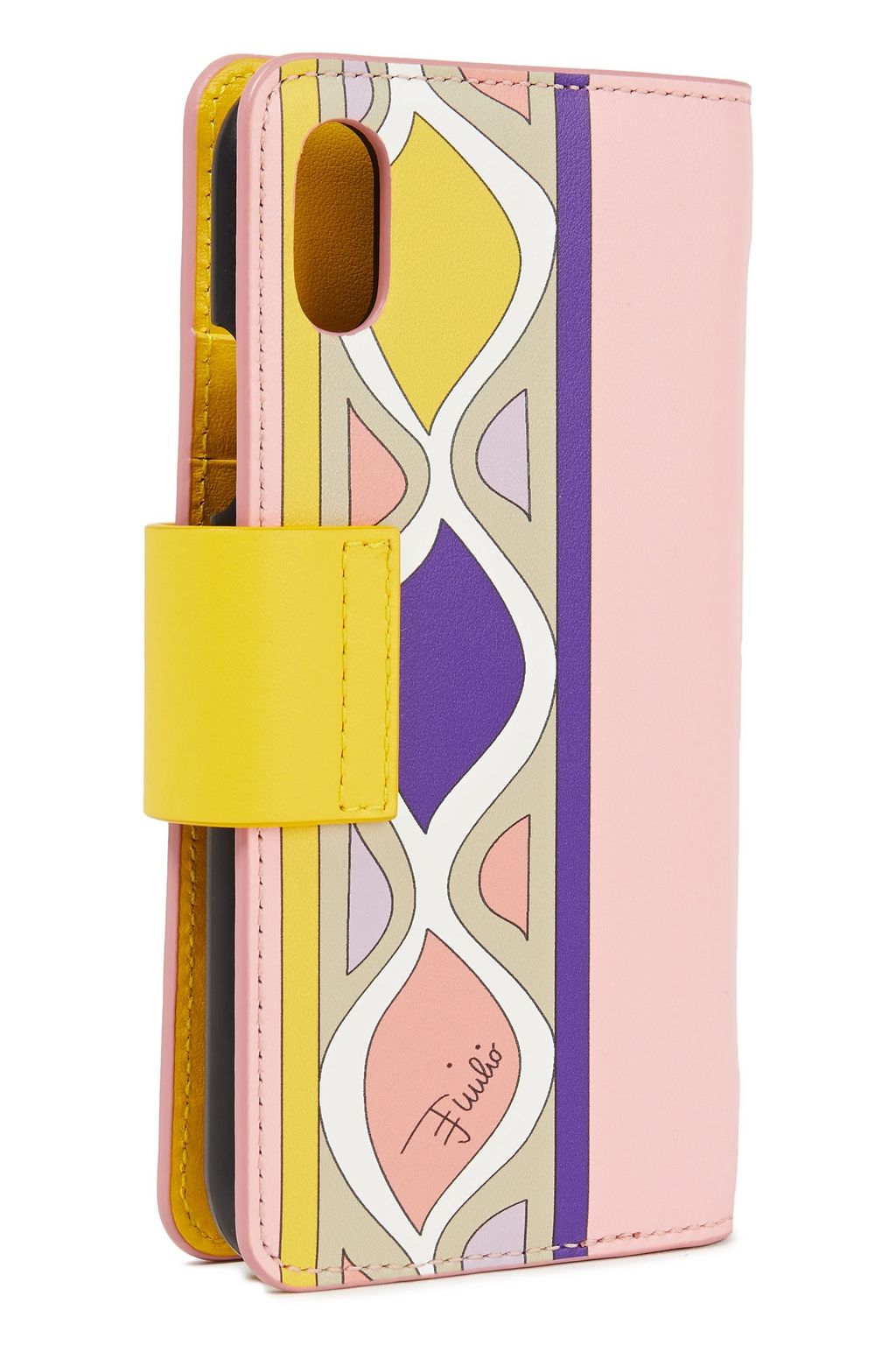 PUCCI Printed leather iPhone X and XS case