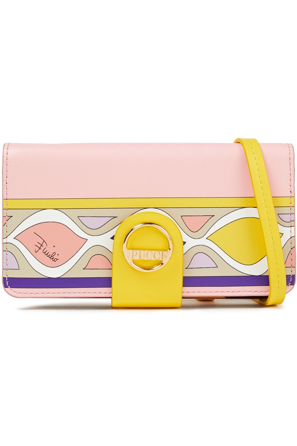 PUCCI Printed leather iPhone X and XS case
