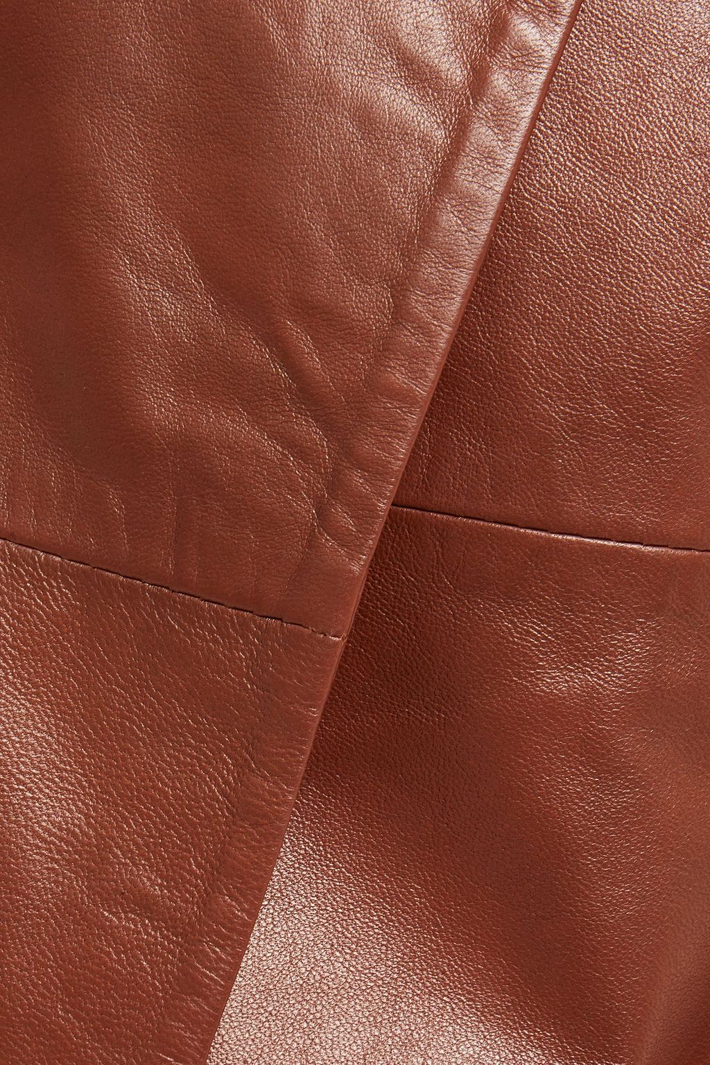 MUUBAA Leather wrap skirt
