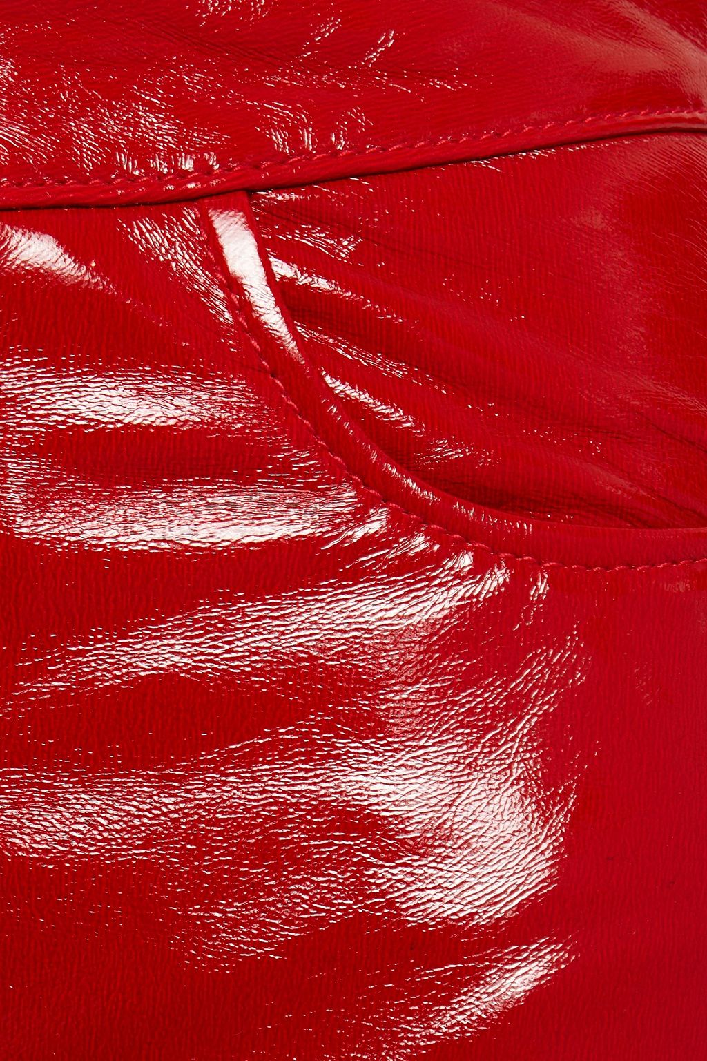 MUUBAA Crinkled leather tapered pants