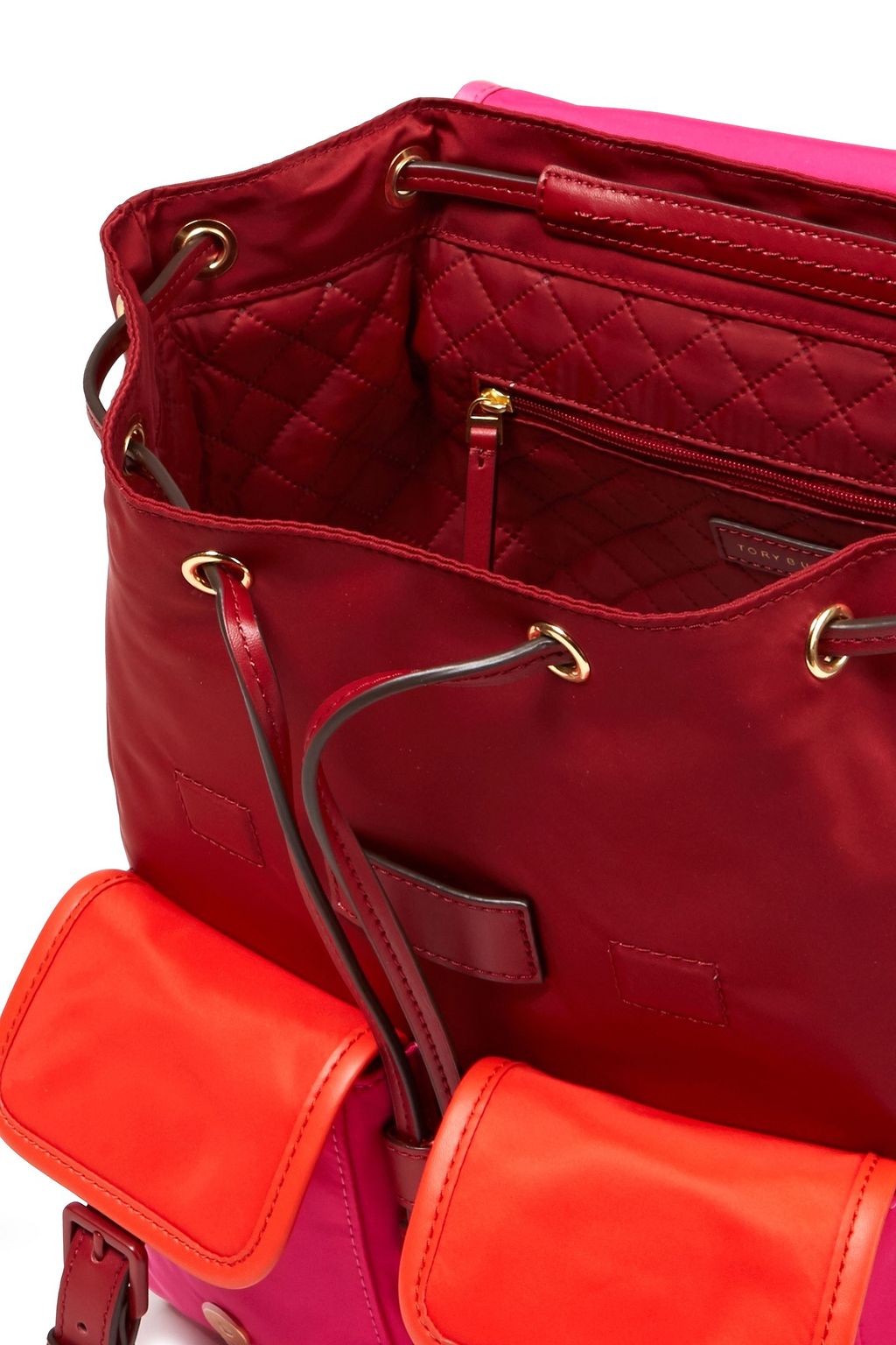 TORY BURCH Color-block shell backpack