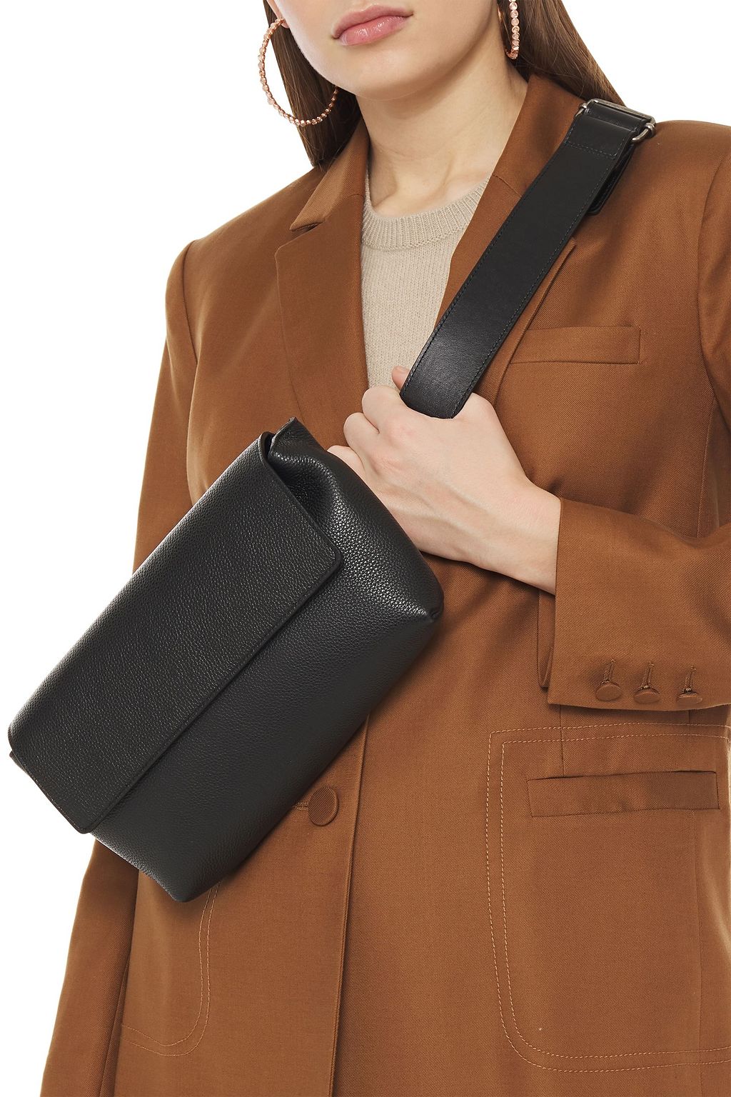 ANN DEMEULEMEESTER Arta textured-leather belt bag