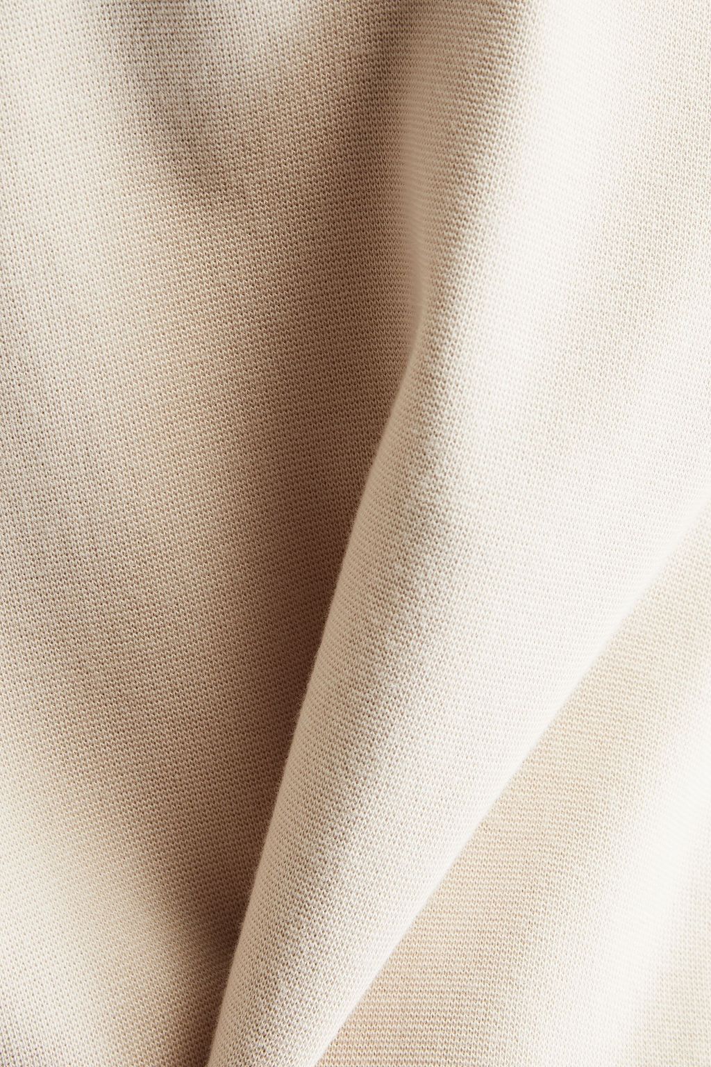VARLEY Edith cotton-blend piqué sweatshirt