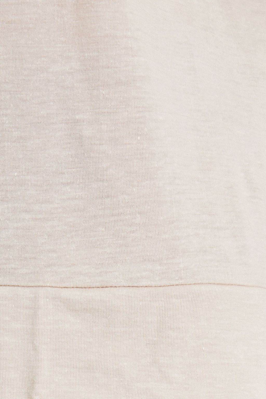 VARLEY Nava cutout slub Tencel and linen-blend jersey T-shirt
